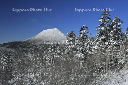 双岳台付近より雄阿寒岳