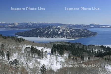 美幌峠から屈斜路湖