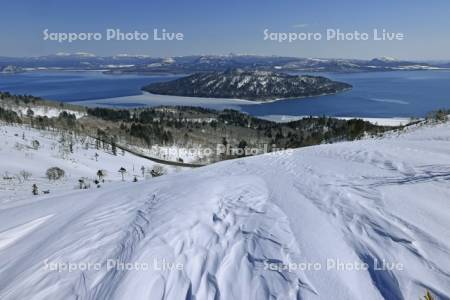 美幌峠から屈斜路湖