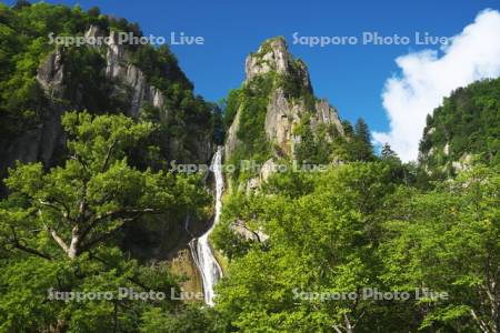 層雲峡　銀河の滝