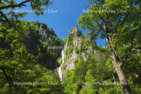 層雲峡　銀河の滝