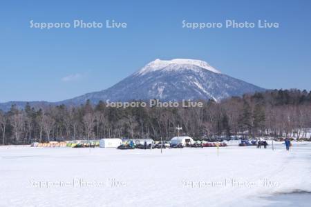 あいすランド阿寒と雄阿寒岳