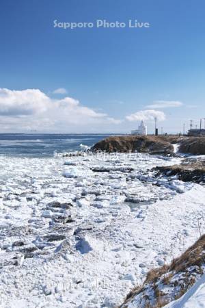 納沙布岬と流氷と北方領土