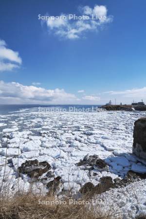 納沙布岬と流氷と北方領土