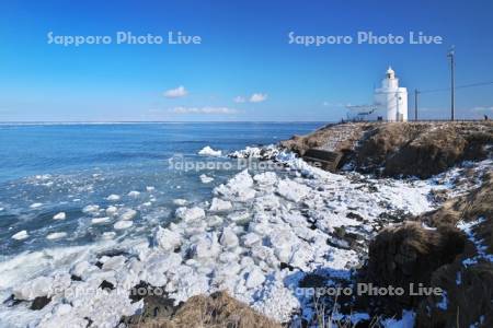 納沙布岬と流氷と北方領土