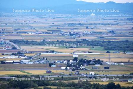 滝川の田園風景