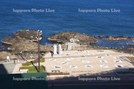 黄金岬と日本海