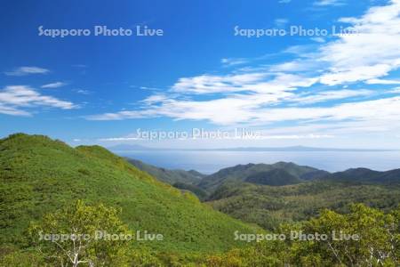 国後島と根室海峡