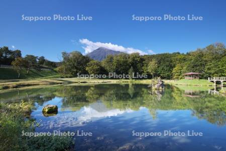 羊蹄山とふきだし公園