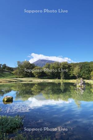 羊蹄山とふきだし公園