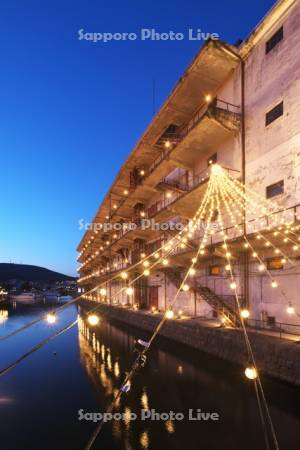小樽運河　北運河ナイトマーケット　Yummy市