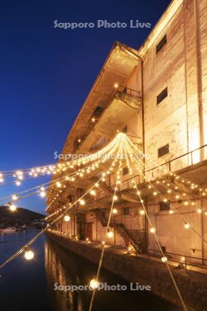 小樽運河　北運河ナイトマーケット　Yummy市