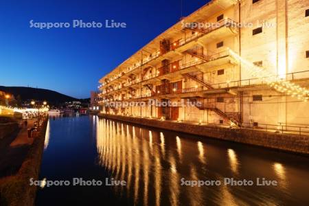 小樽運河　北運河ナイトマーケット　Yummy市