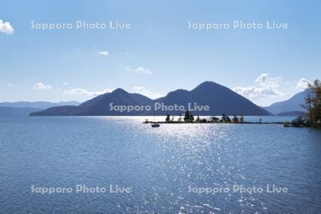 洞爺湖と中島と浮見堂