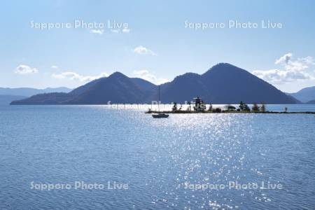 洞爺湖と中島と浮見堂
