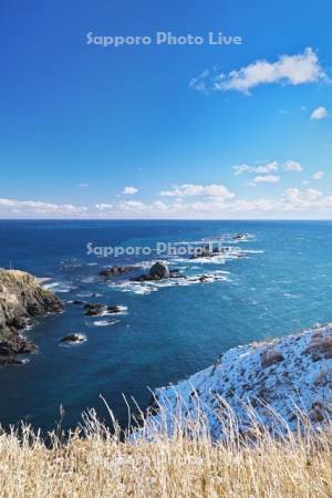 襟裳岬と太平洋