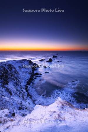 襟裳岬の朝と太平洋