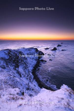 襟裳岬の朝と太平洋