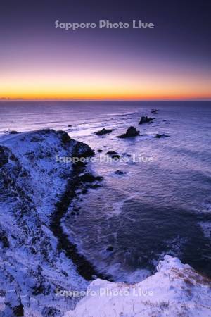 襟裳岬の朝と太平洋