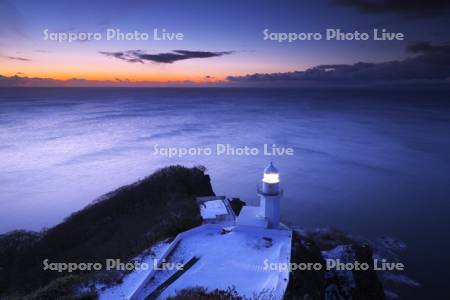 地球岬の朝と太平洋