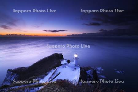 地球岬の朝と太平洋