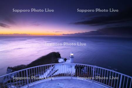 地球岬の朝と太平洋