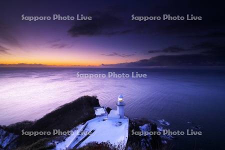 地球岬の朝と太平洋