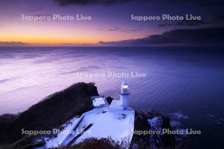 地球岬の朝と太平洋