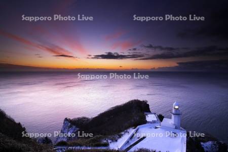 地球岬の朝と太平洋