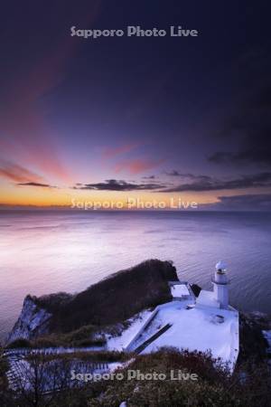 地球岬の朝と太平洋