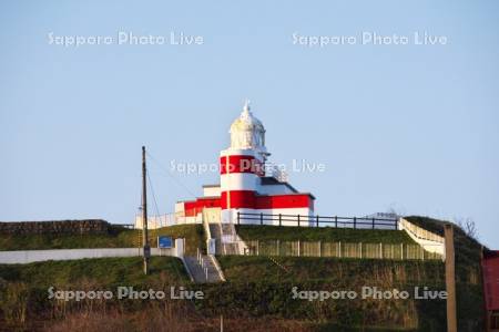 日和山灯台の夕景