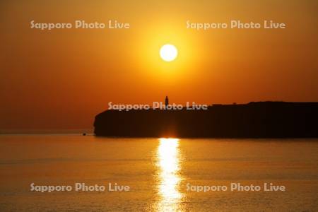 能取岬の日の出