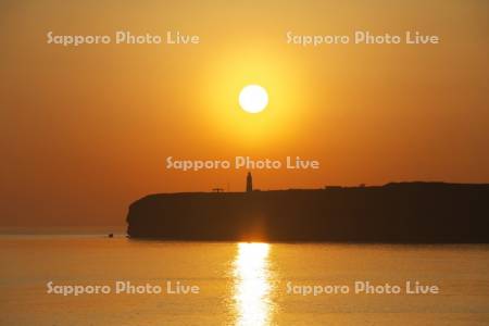 能取岬の日の出