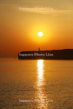 能取岬の日の出