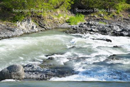 蚊流の滝（渚滑川）