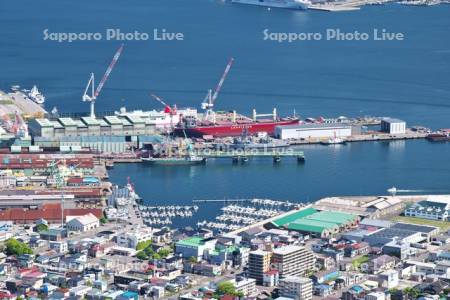 函館どつくと函館港