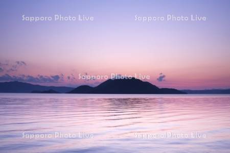 洞爺湖の夕景