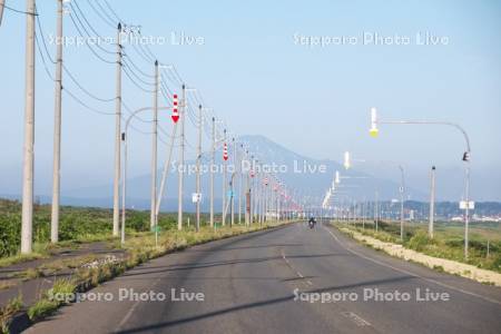 利尻島と国道238