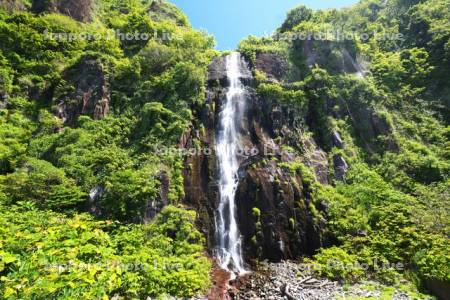 白銀の滝　雄冬岬
