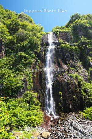 白銀の滝　雄冬岬