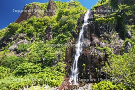 白銀の滝　雄冬岬