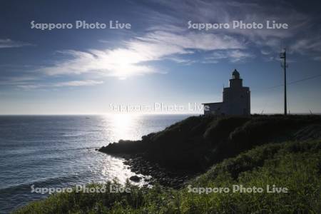 納沙布岬灯台の朝