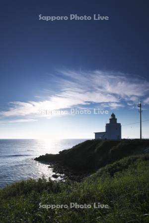 納沙布岬灯台の朝