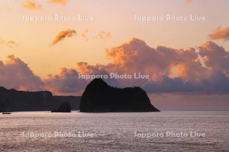宝島の夕景