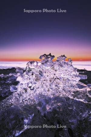 十勝のジュエリーアイスの朝