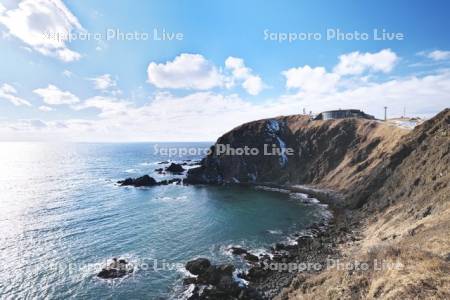 襟裳岬と太平洋