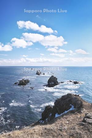 襟裳岬と太平洋