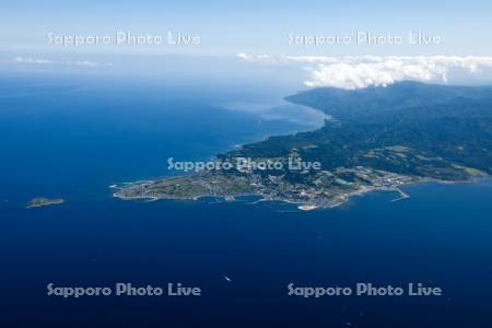 大間町周辺　空撮