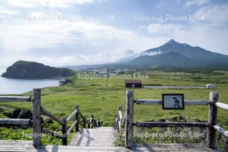 富士野園地展望台より利尻山