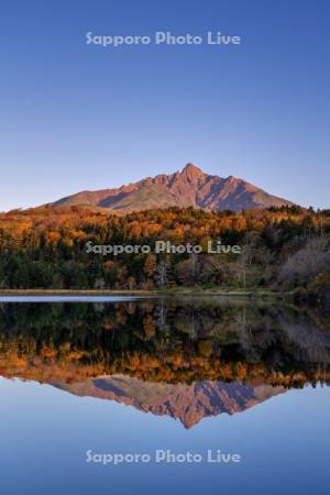 オタトマリ沼と利尻山